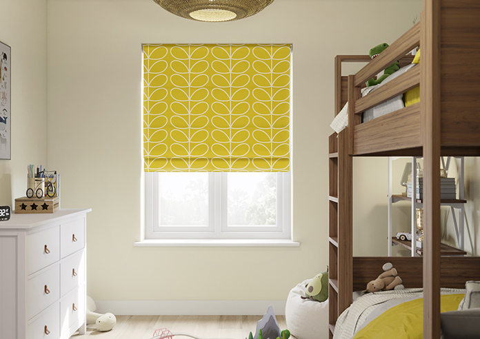 Orla Kiely Jumbo Linear Stem, Sunflower - Twist&Fit Roman Blind - Image 3